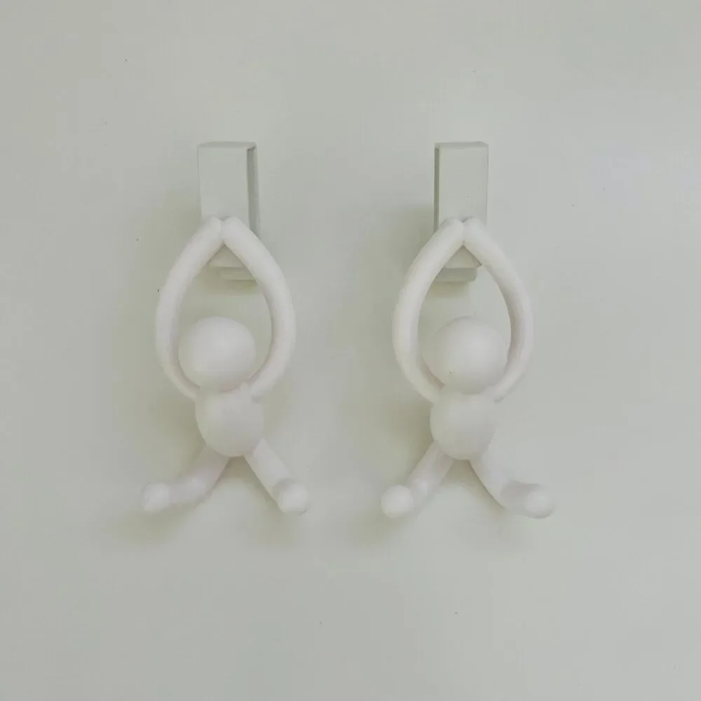 UMBRA White Over The Cabinet Hook Set